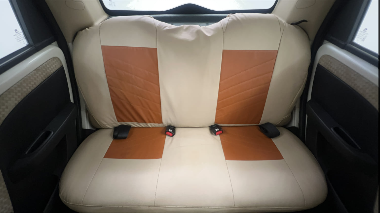 Used 2015 Tata Nano Twist XT Petrol Manual interior REAR SEAT CONDITION VIEW