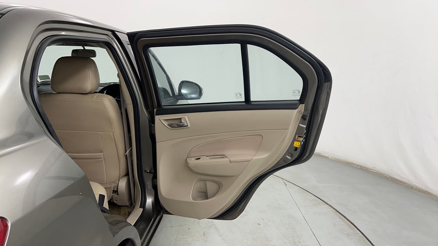 Used 2016 Maruti Suzuki Swift Dzire VXI Petrol Manual interior RIGHT REAR DOOR OPEN VIEW