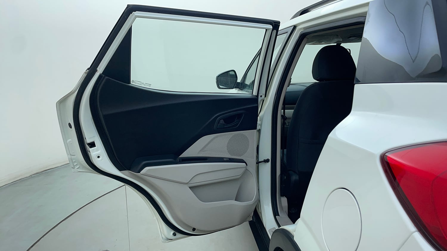 Used 2022 Mahindra XUV 300 W6 1.2 Petrol AMT Petrol Automatic interior LEFT REAR DOOR OPEN VIEW