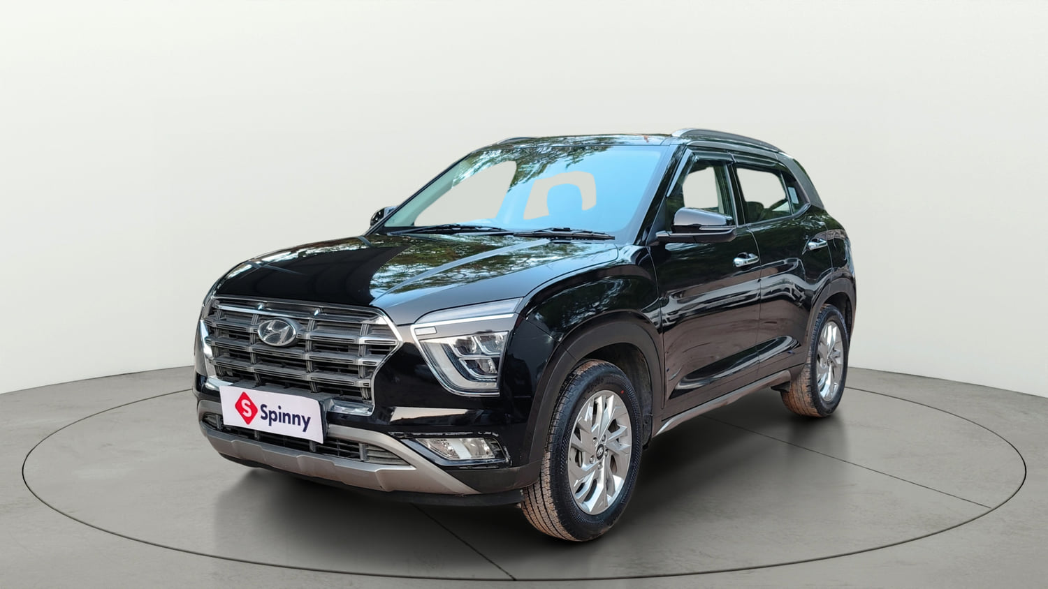 Used 2022 Hyundai Creta SX 1.5 Petrol Petrol Manual exterior LEFT FRONT CORNER VIEW