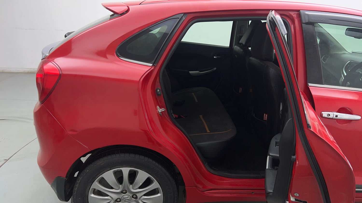 Used 2016 Maruti Suzuki Baleno Zeta 1.2 Petrol Manual interior RIGHT SIDE REAR DOOR CABIN VIEW