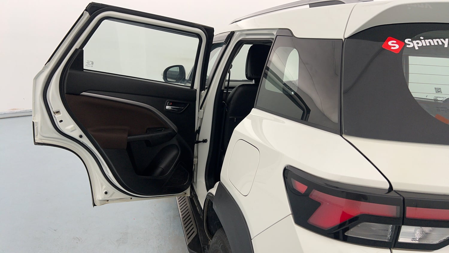 Used 2023 Maruti Suzuki Brezza ZXi Petrol Manual interior LEFT REAR DOOR OPEN VIEW
