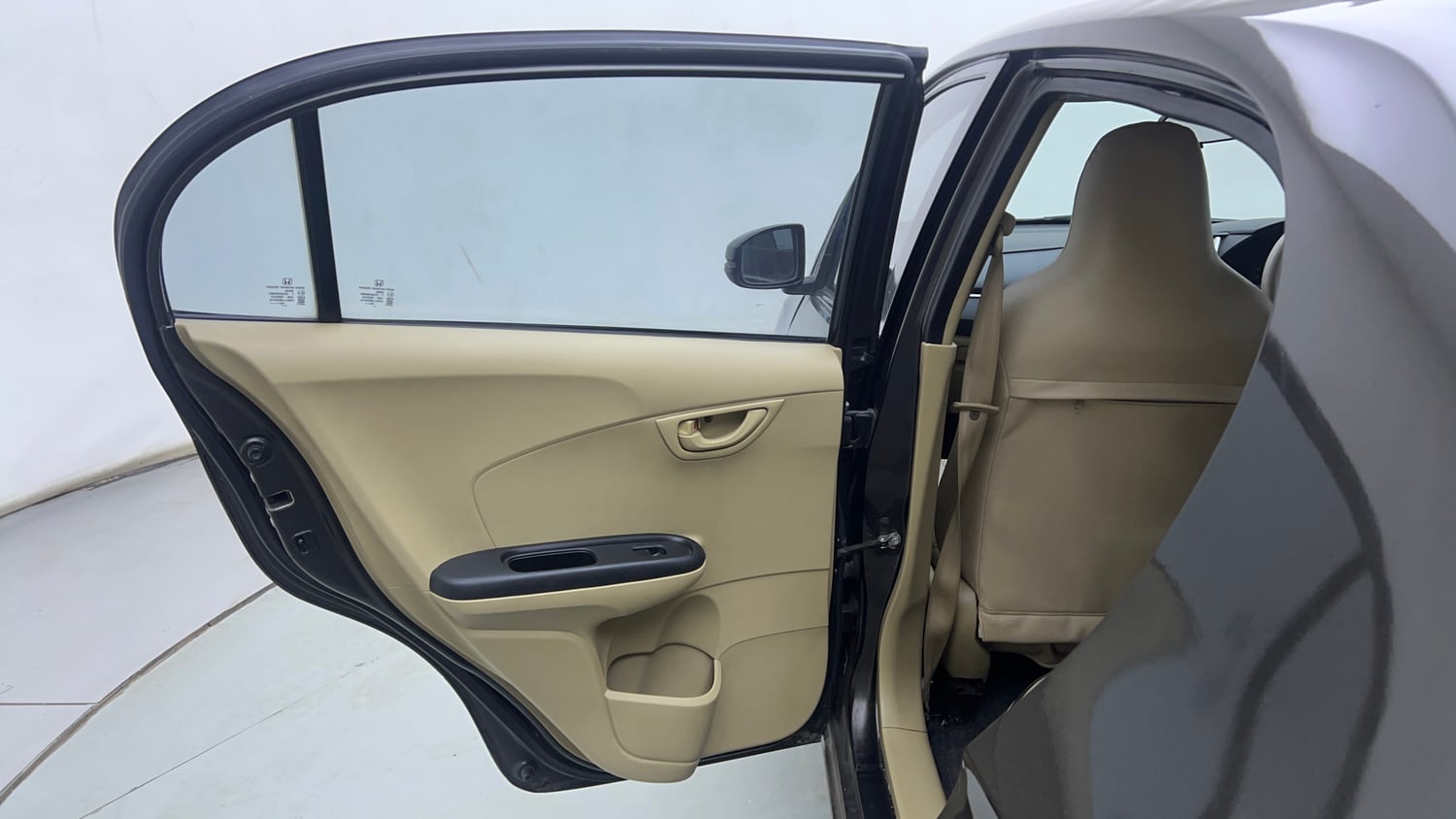 Used 2017 Honda Amaze 1.2 S i-VTEC Petrol Manual interior LEFT REAR DOOR OPEN VIEW