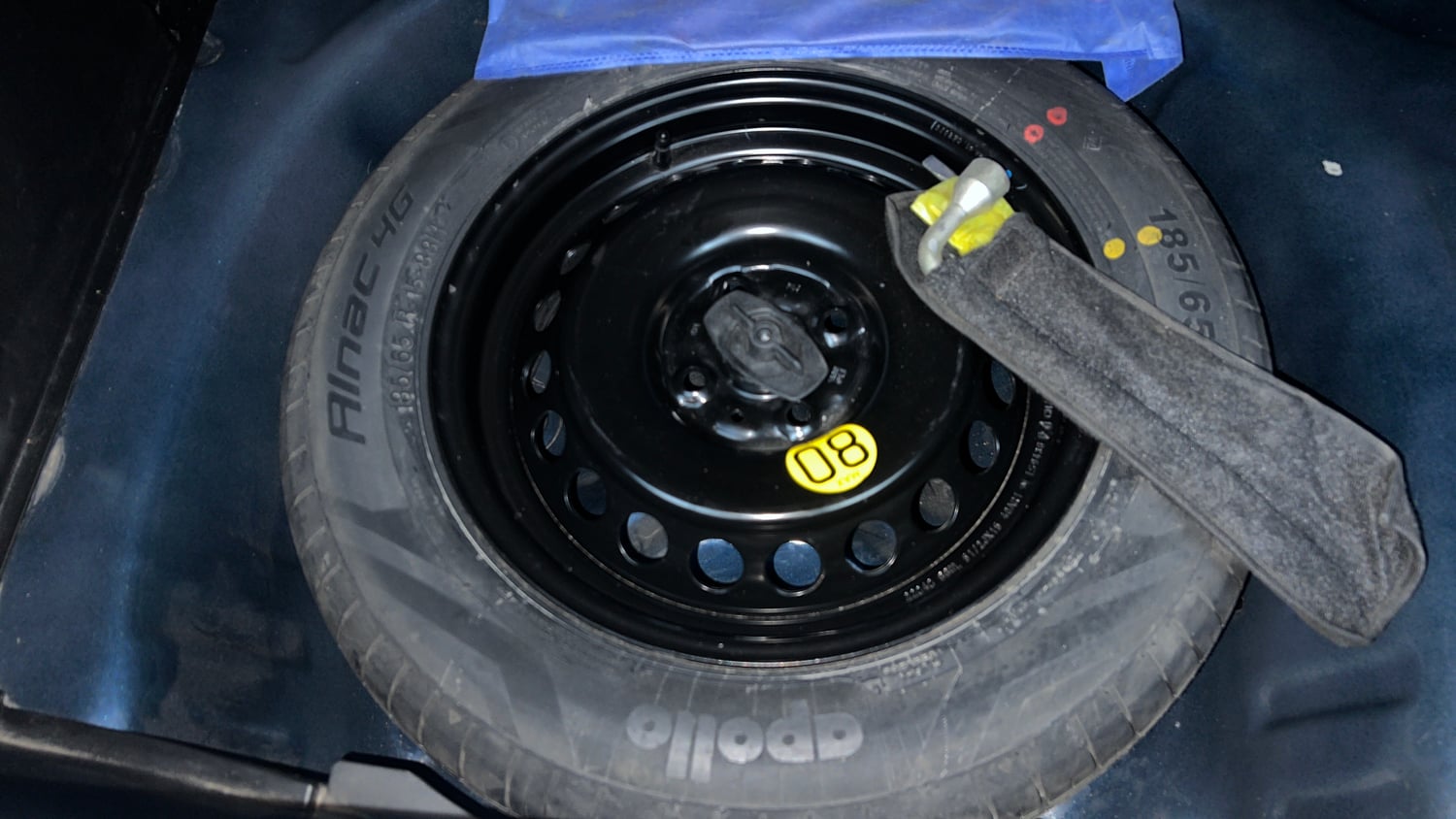 Used 2022 Maruti Suzuki Baleno Alpha AGS Petrol Automatic tyres SPARE TYRE VIEW