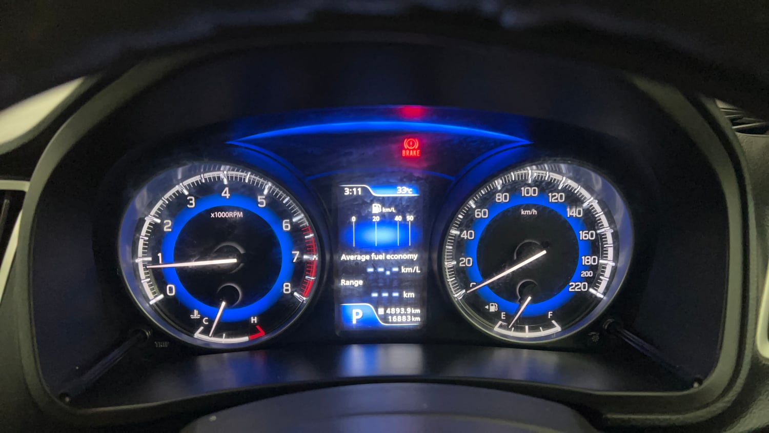 Used 2018 Maruti Suzuki Baleno Alpha 1.2 AT Petrol Automatic interior CLUSTERMETER VIEW