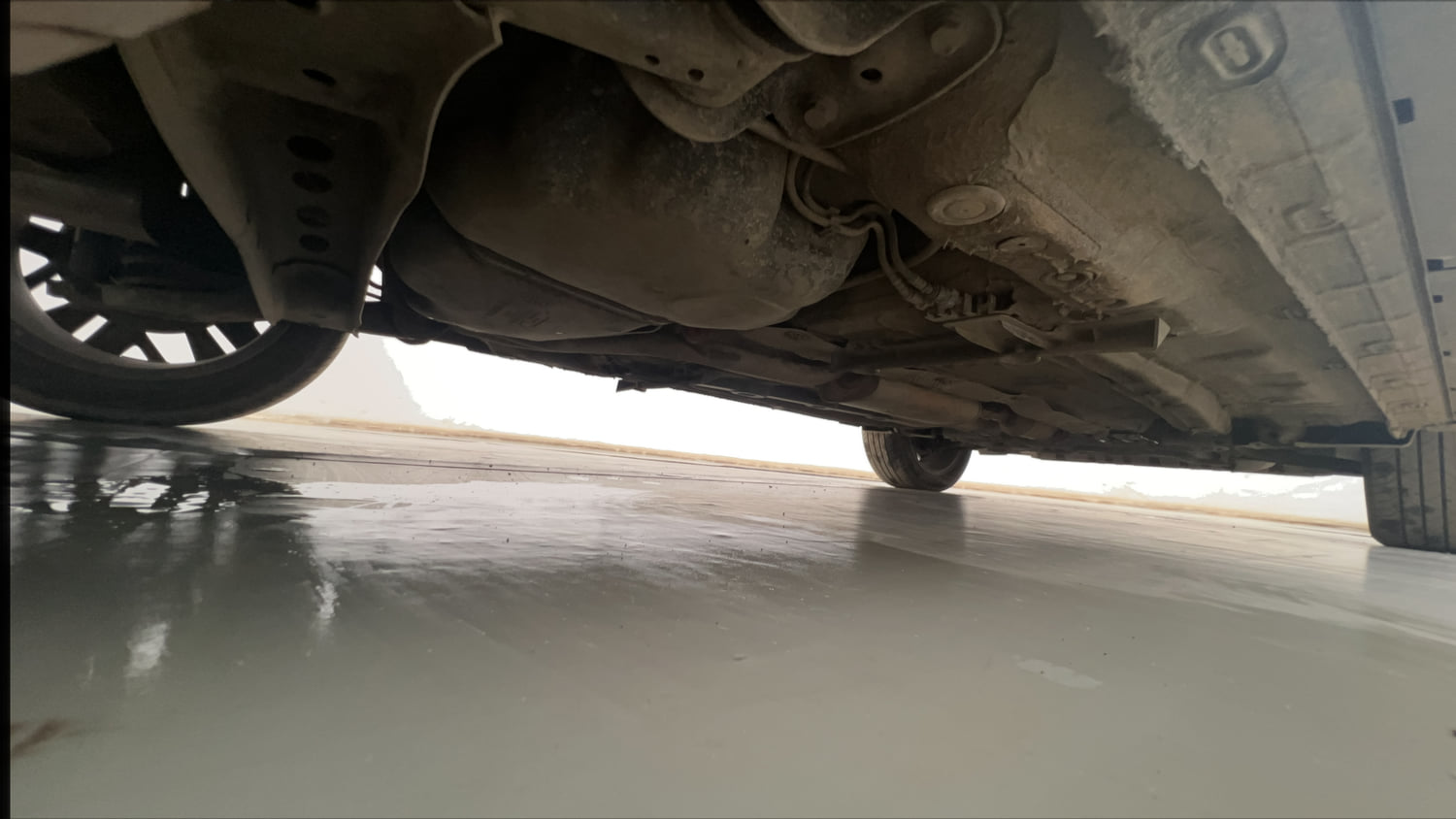 Used 2026 Skoda Kylaq Prestige Petrol Manual extra REAR RIGHT UNDERBODY VIEW