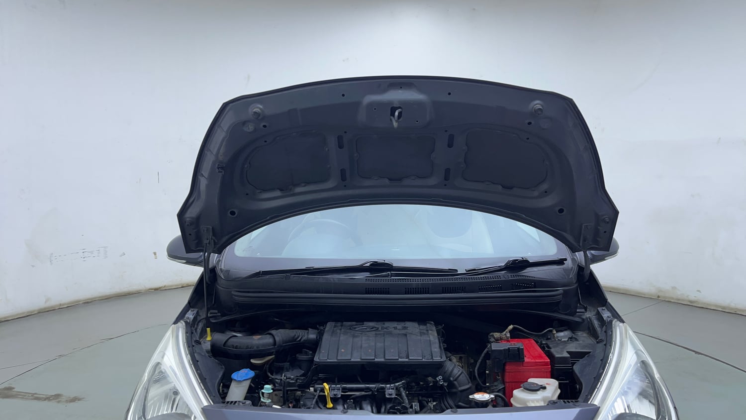 Used 2018 Hyundai Grand i10 Asta 1.2 Kappa VTVT Petrol Manual engine ENGINE & BONNET OPEN FRONT VIEW