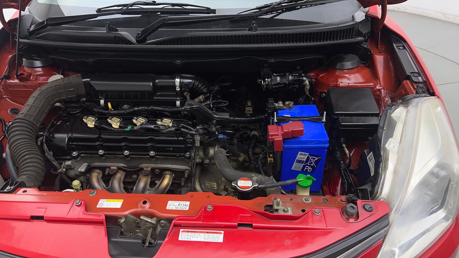 Used 2016 Maruti Suzuki Baleno Zeta 1.2 Petrol Manual engine ENGINE LEFT SIDE VIEW