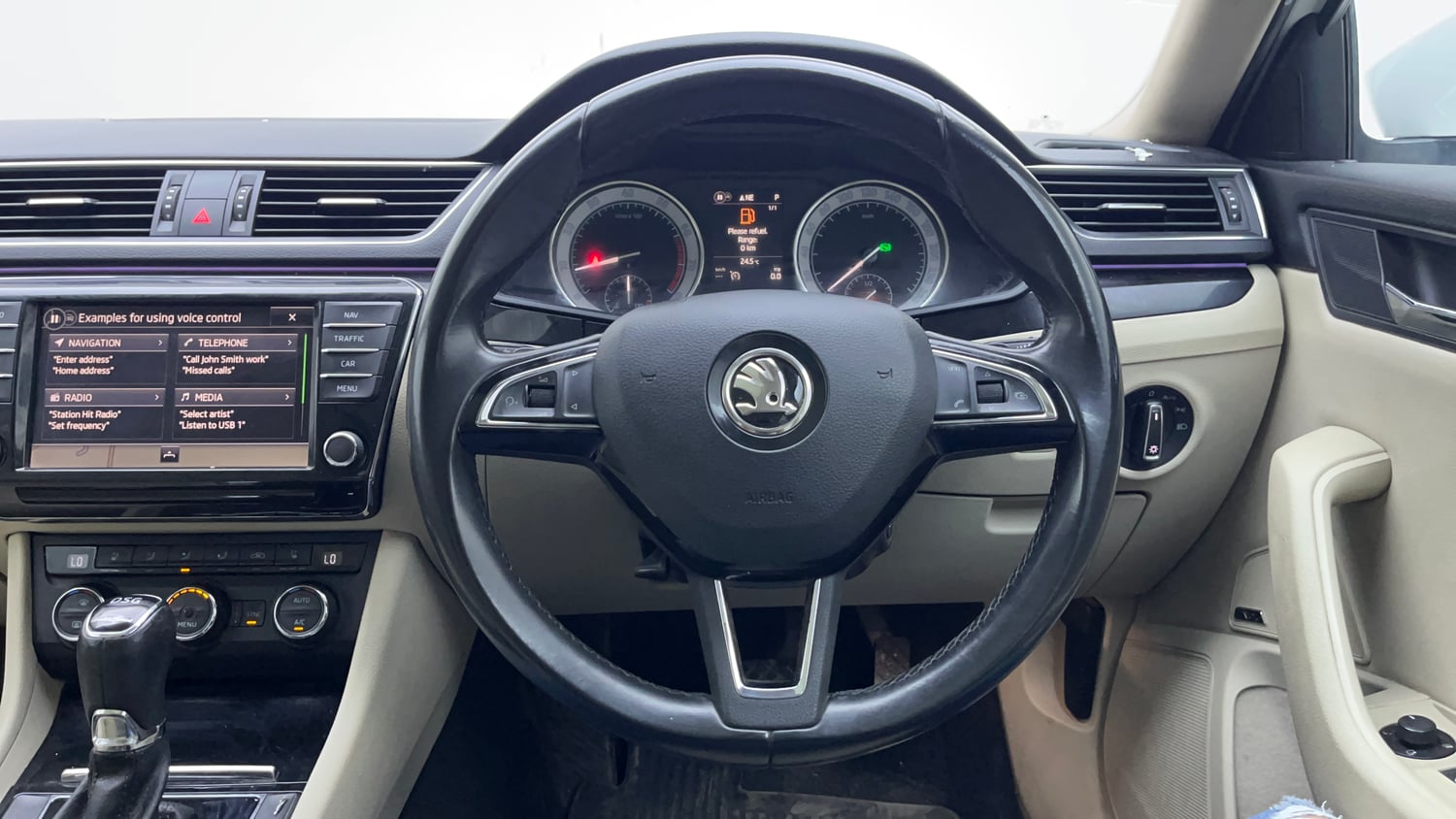 Used 2020 Skoda Superb L&K TSI AT Petrol Automatic interior STEERING VIEW