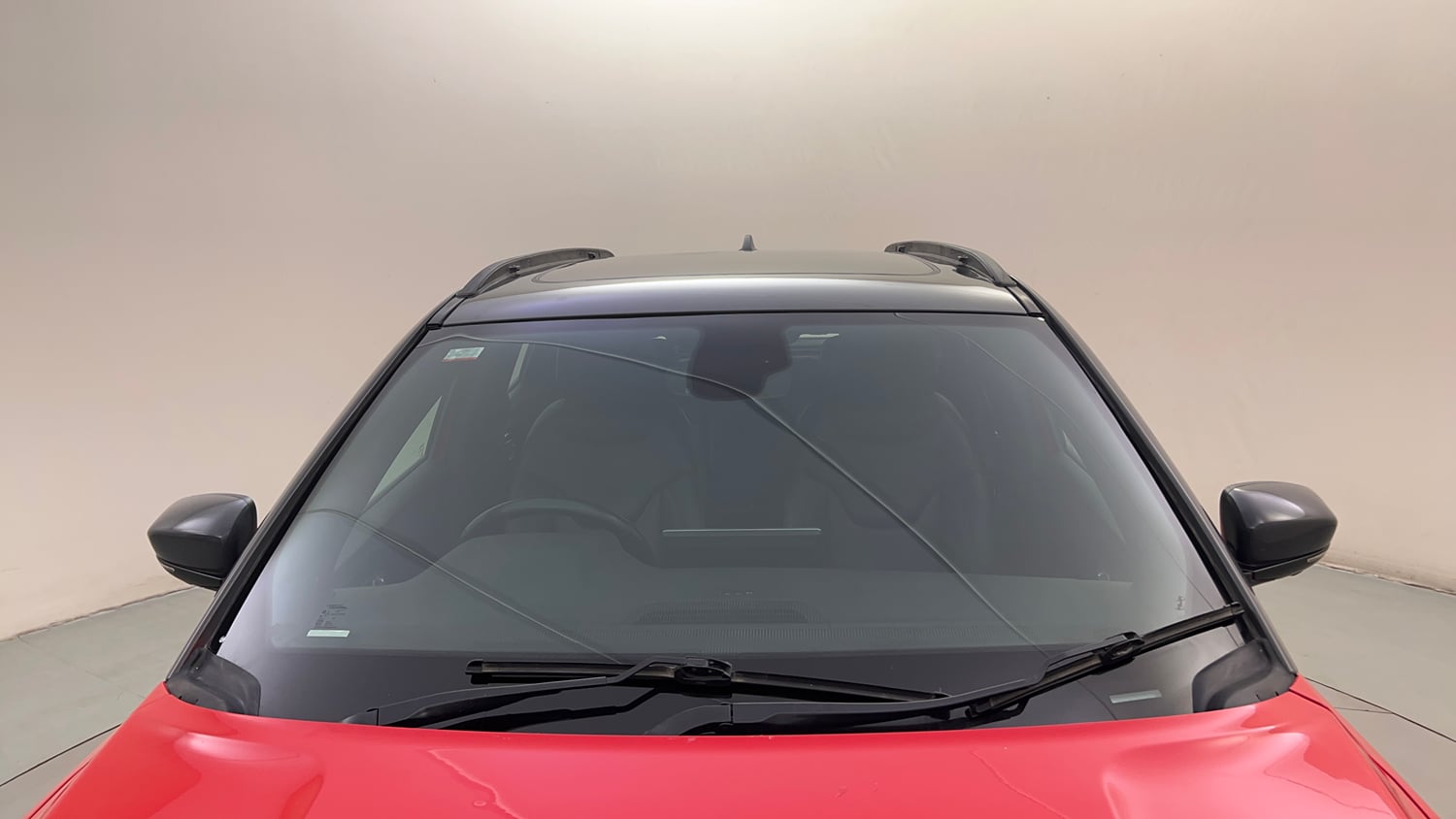 Used 2022 Jeep Compass Model S (O) Diesel 4x4 AT Diesel Automatic exterior FRONT WINDSHIELD VIEW