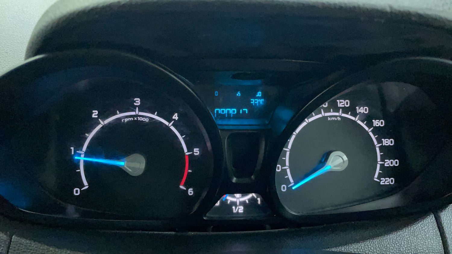 Used 2016 Ford EcoSport Trend 1.5L TDCi Diesel Manual interior CLUSTERMETER VIEW