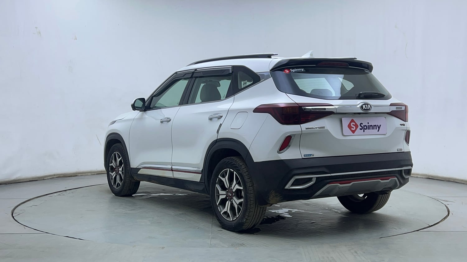 Used 2020 kia Seltos GTX Plus DCT 1.4 Petrol Automatic exterior LEFT REAR CORNER VIEW