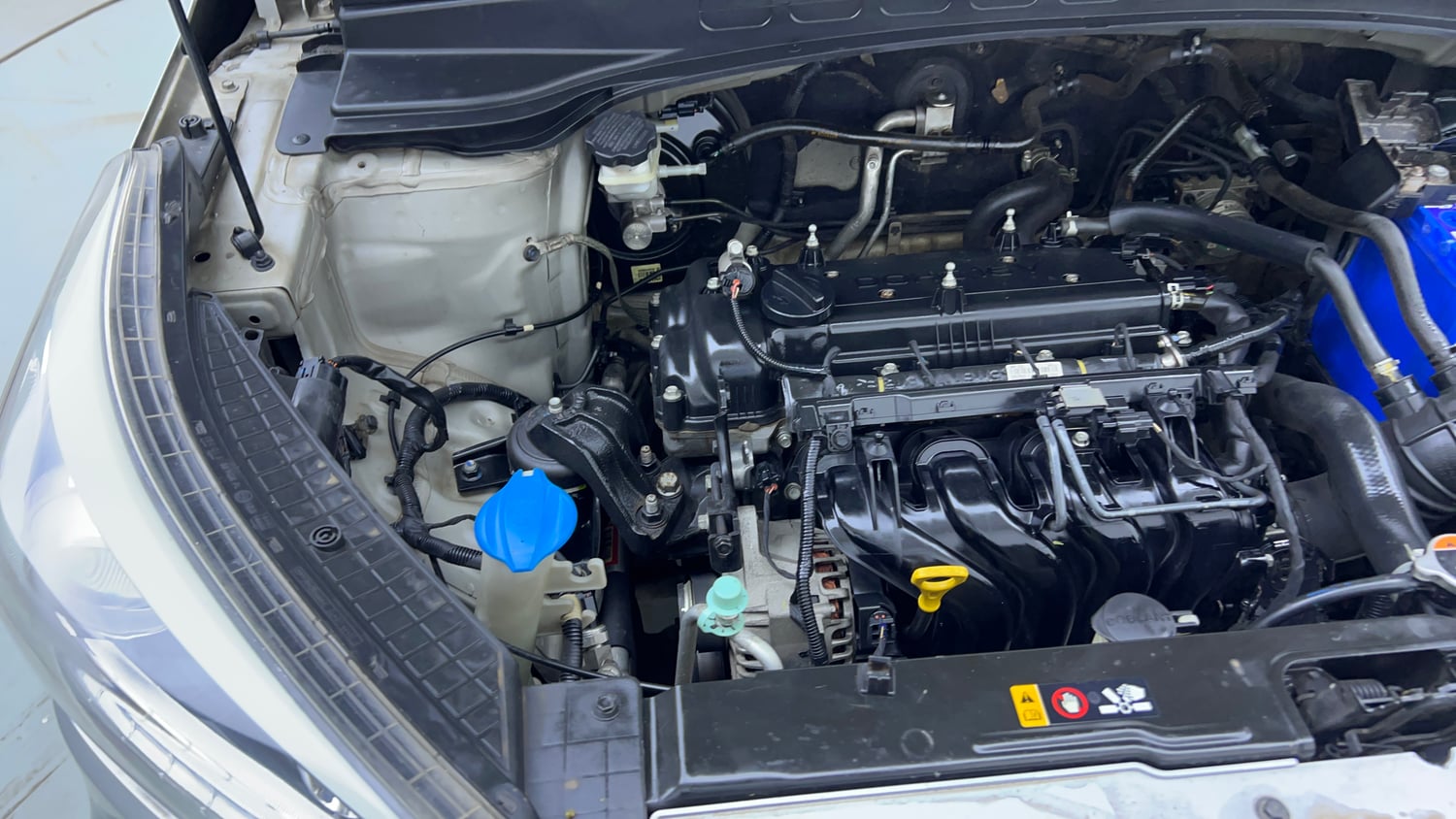 Used 2017 Hyundai Creta 1.6 SX Plus AT Petrol Petrol Automatic engine ENGINE RIGHT SIDE VIEW