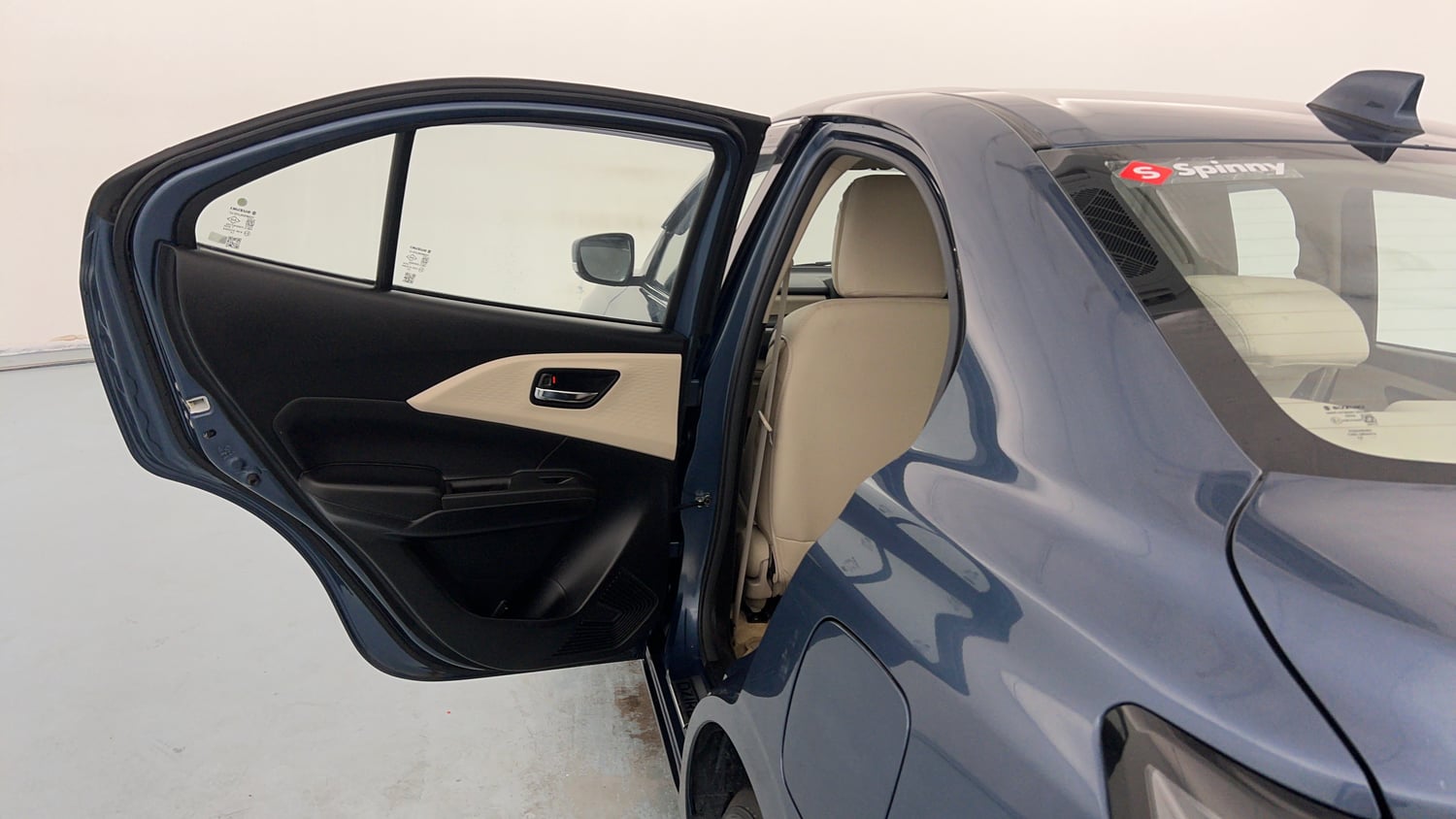 Used 2026 Maruti Suzuki Dzire VXi AMT Petrol Automatic interior LEFT REAR DOOR OPEN VIEW