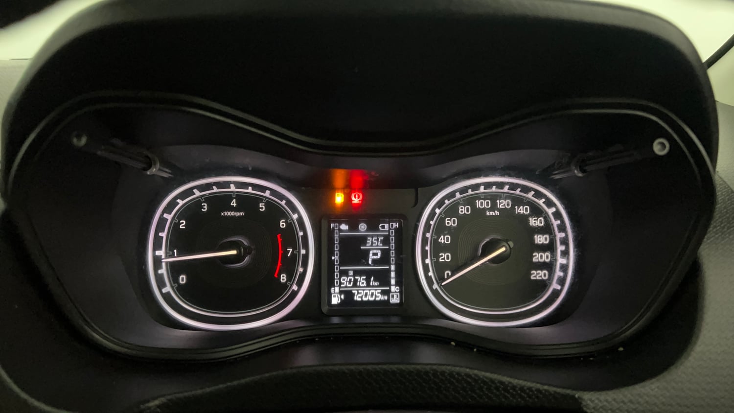 Used 2021 Toyota Urban Cruiser Premium Grade AT Petrol Automatic interior CLUSTERMETER VIEW