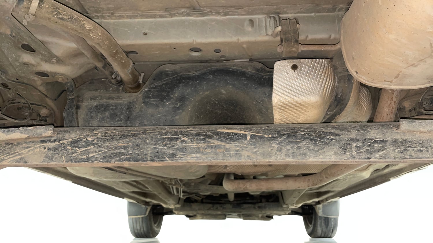 Used 2014 Ford EcoSport Trend 1.5 TDCi Diesel Manual extra REAR UNDERBODY VIEW (TAKEN FROM REAR)