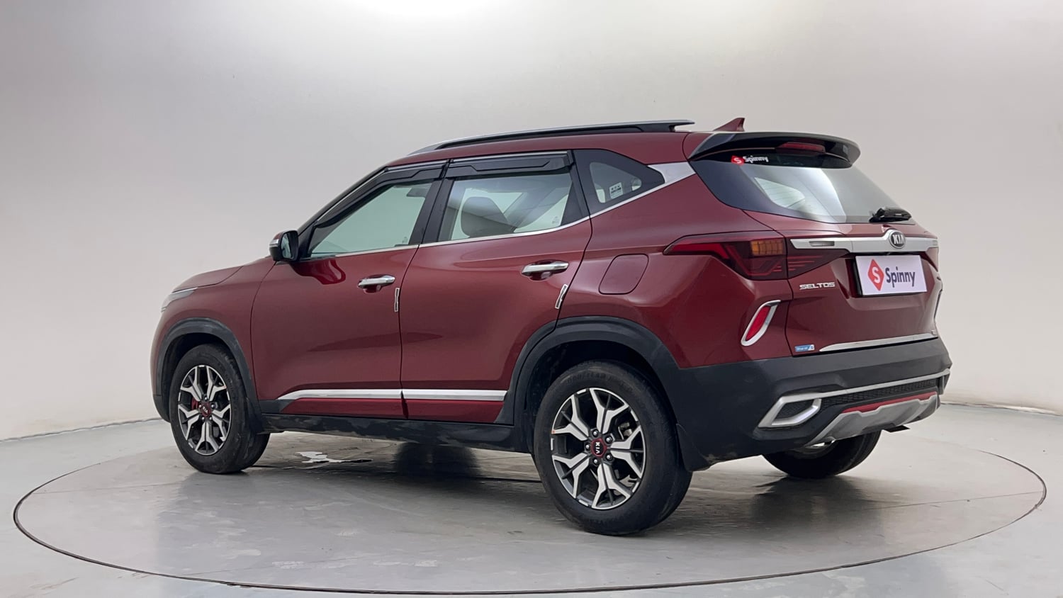 Used 2019 kia Seltos GTX Plus DCT 1.4 Petrol Automatic exterior LEFT REAR CORNER VIEW