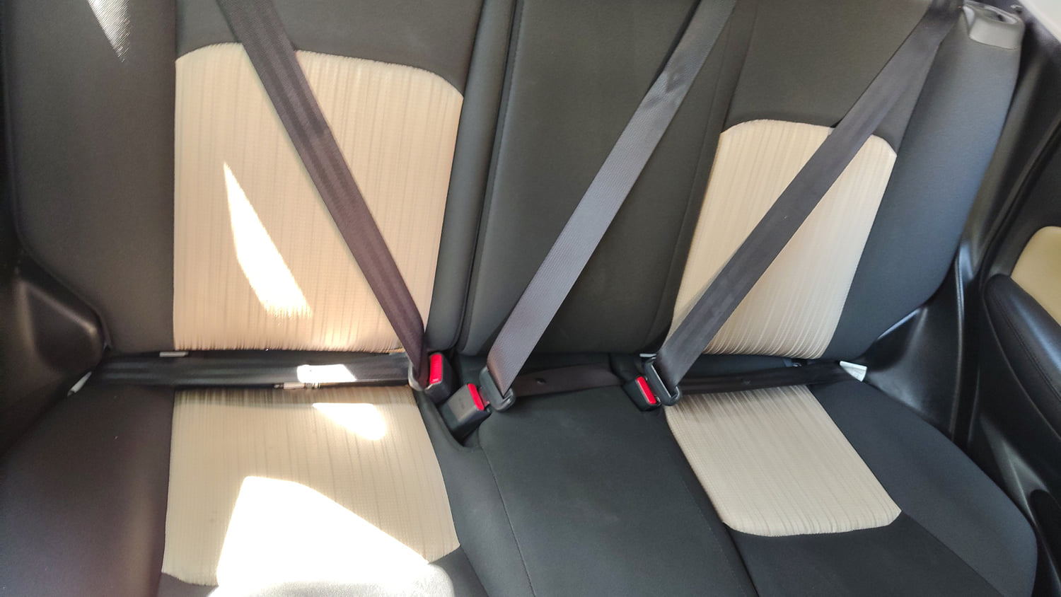 Used 2024 Toyota Glanza V Petrol Manual interior REAR SEAT CONDITION VIEW
