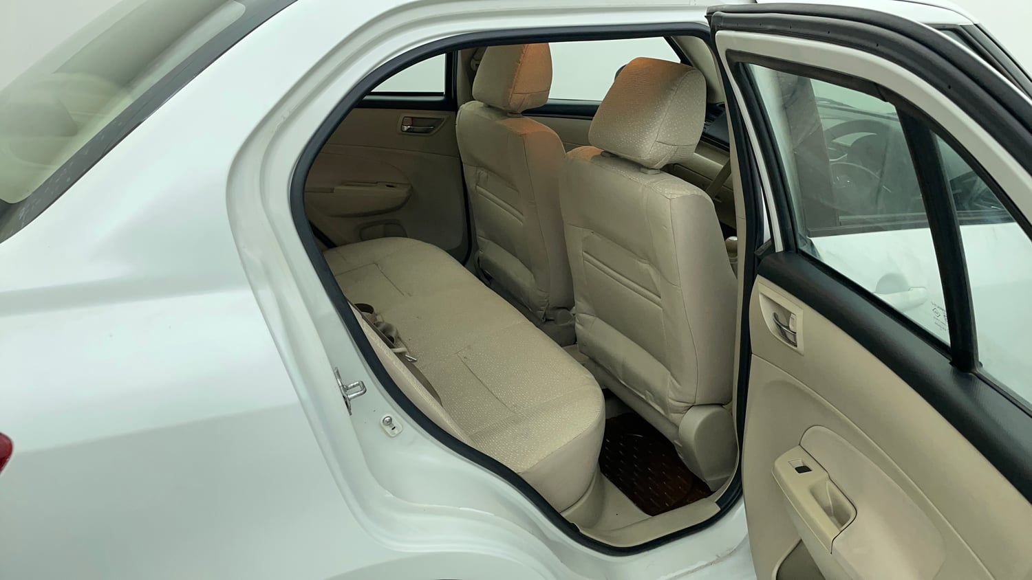 Used 2012 Maruti Suzuki Swift Dzire VXI Petrol Manual interior RIGHT SIDE REAR DOOR CABIN VIEW