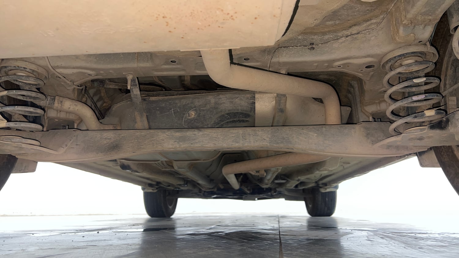 Used 2021 Hyundai Creta SX (O) 1.5 Diesel Automatic Diesel Automatic extra REAR UNDERBODY VIEW (TAKEN FROM REAR)
