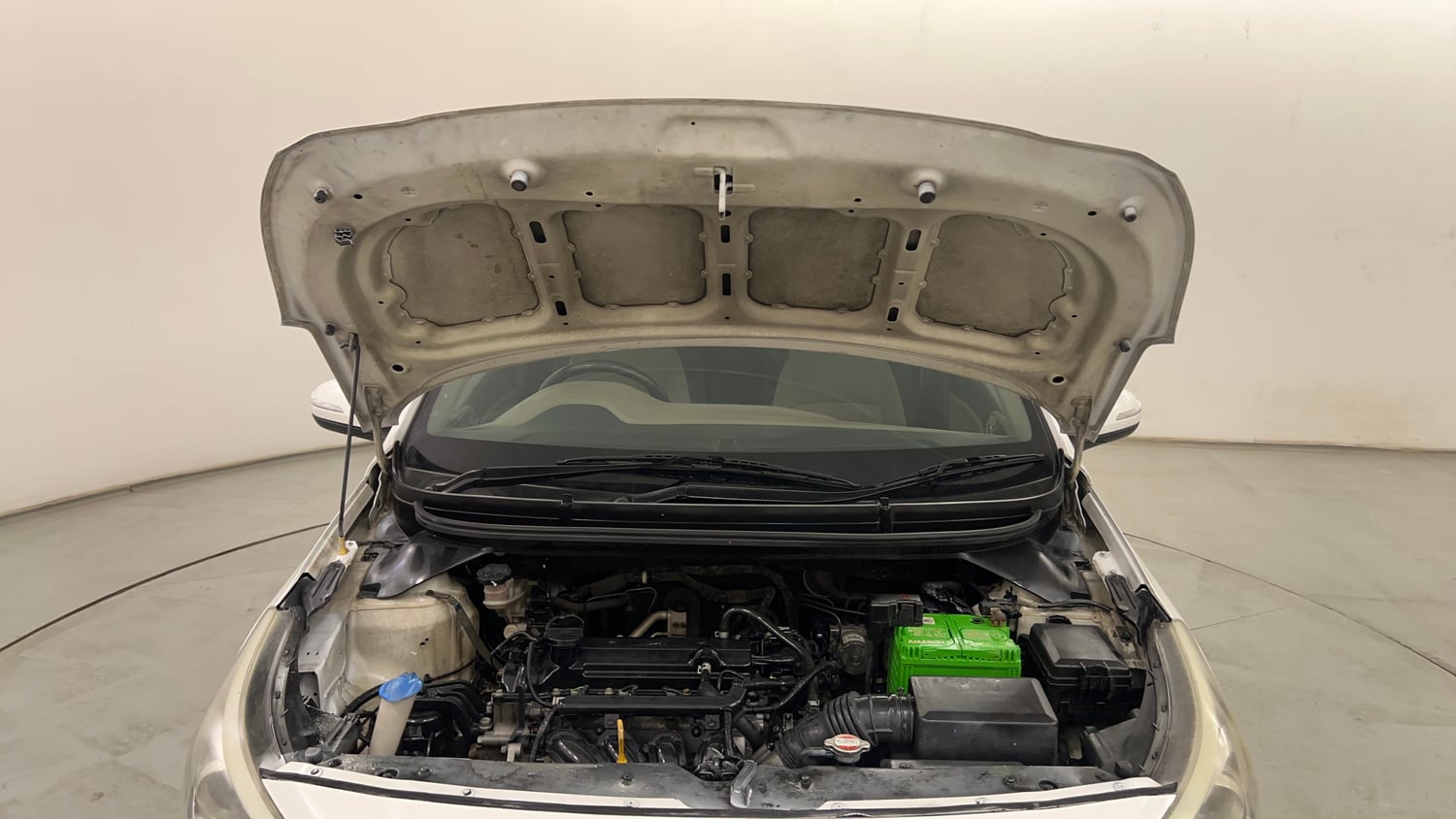 Used 2016 Hyundai Elite i20 Asta 1.2 (O) Petrol Manual engine ENGINE & BONNET OPEN FRONT VIEW
