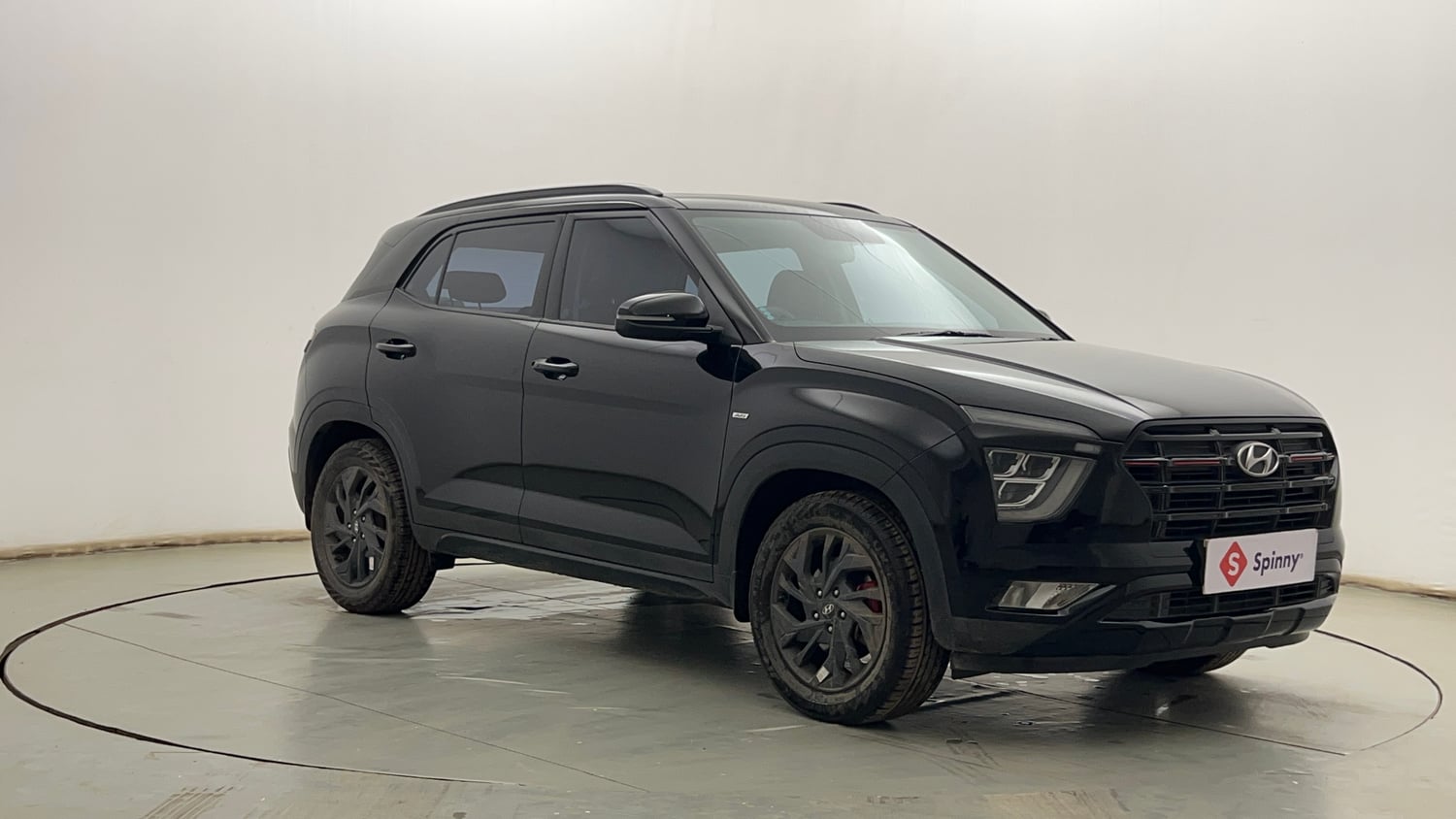 Used 2023 Hyundai Creta SX (O) 1.5 Diesel Automatic knight Diesel Automatic exterior RIGHT FRONT CORNER VIEW