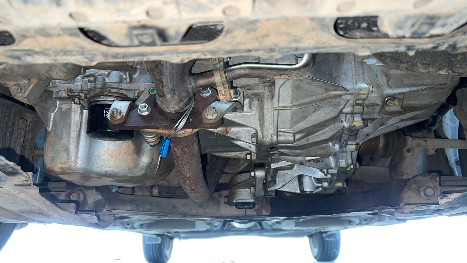 Used 2022 Maruti Suzuki Baleno Alpha AGS Petrol Automatic extra FRONT LEFT UNDERBODY VIEW