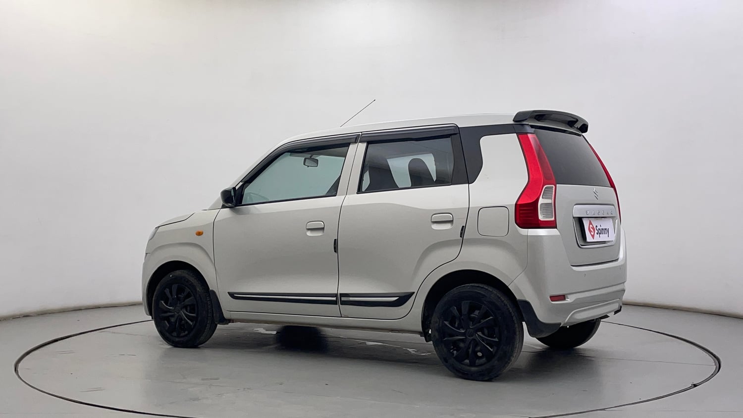 Used 2022 Maruti Suzuki Wagon R VXi (O) 1.2 Petrol Manual exterior LEFT REAR CORNER VIEW