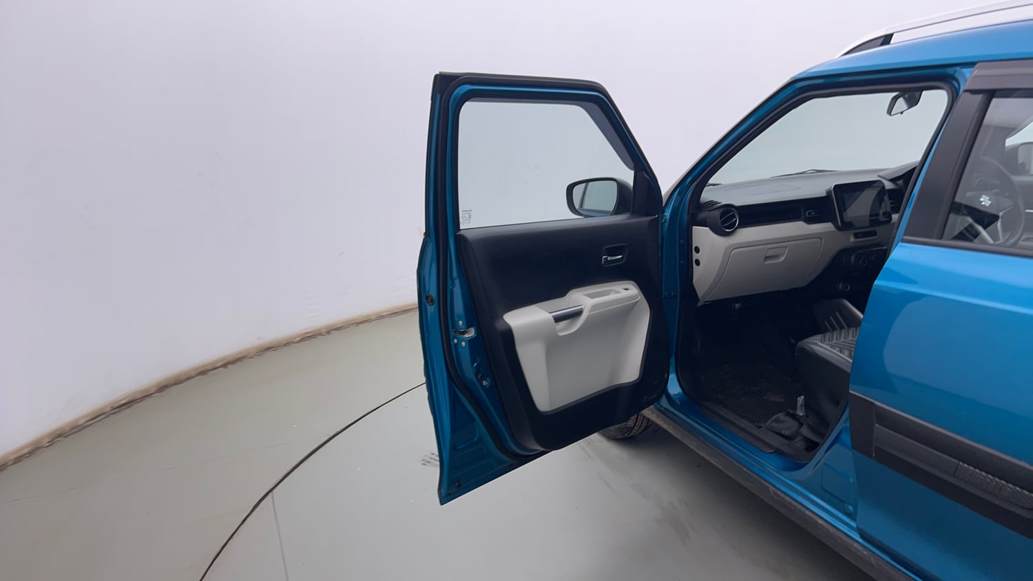 Used 2024 Maruti Suzuki Ignis Zeta 1.2 AMT Petrol Automatic interior LEFT FRONT DOOR OPEN VIEW