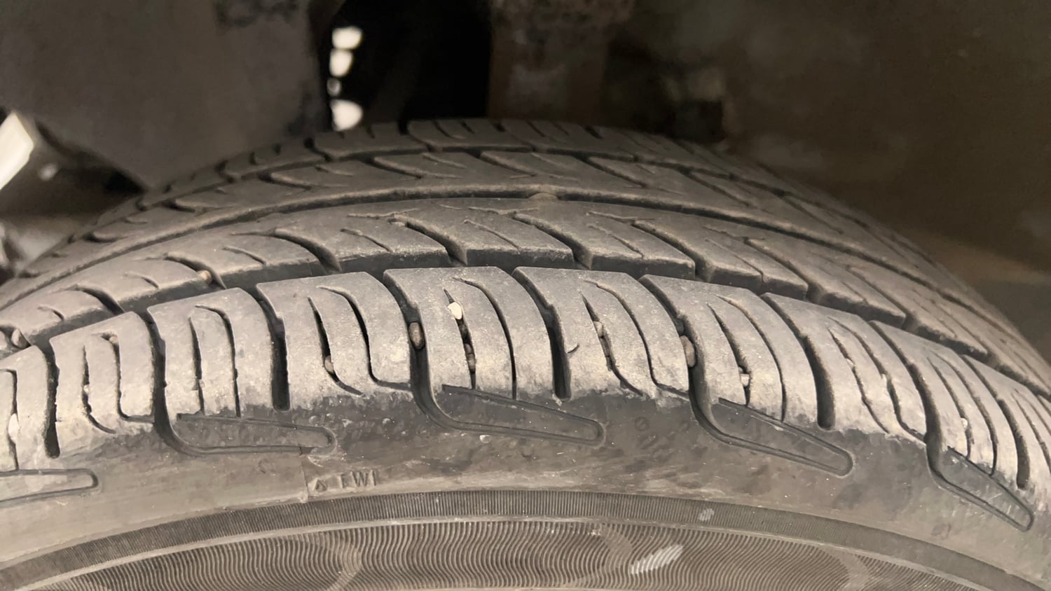 Used 2015 Tata Nano Twist XT Petrol Manual tyres LEFT FRONT TYRE TREAD VIEW