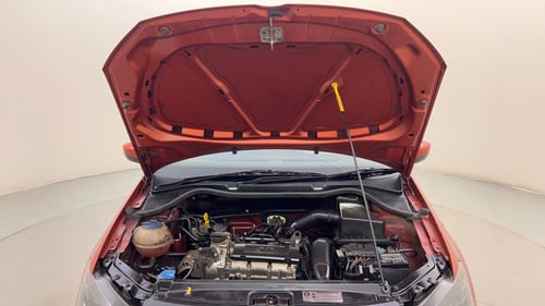 Used 2014 Volkswagen Polo Highline1.2L (P) Petrol Manual engine ENGINE & BONNET OPEN FRONT VIEW