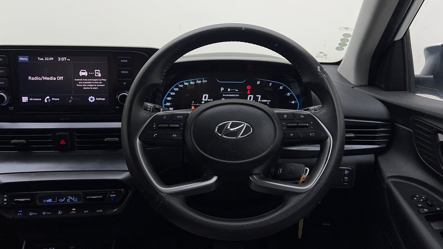 Used 2022 Hyundai i20 Sportz 1.2 IVT Petrol Automatic interior STEERING VIEW