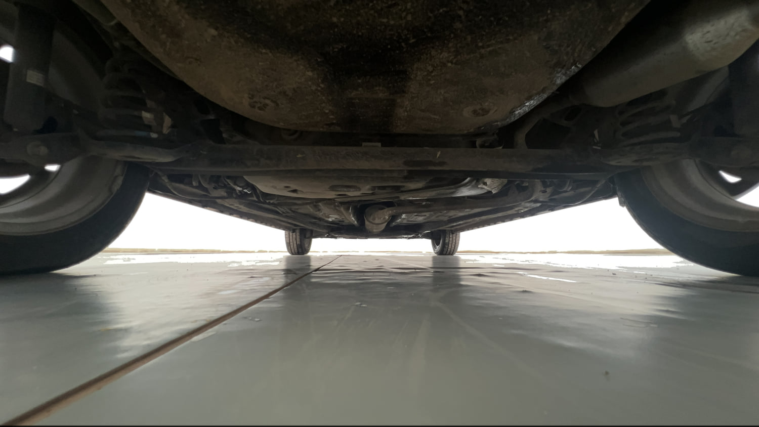 Used 2024 Maruti Suzuki Ignis Zeta 1.2 AMT Petrol Automatic extra REAR UNDERBODY VIEW (TAKEN FROM REAR)