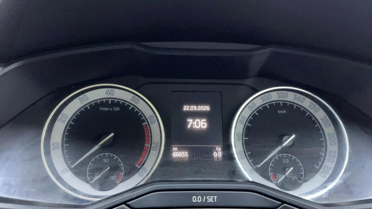 Used 2020 Skoda Superb L&K TSI AT Petrol Automatic interior CLUSTERMETER VIEW