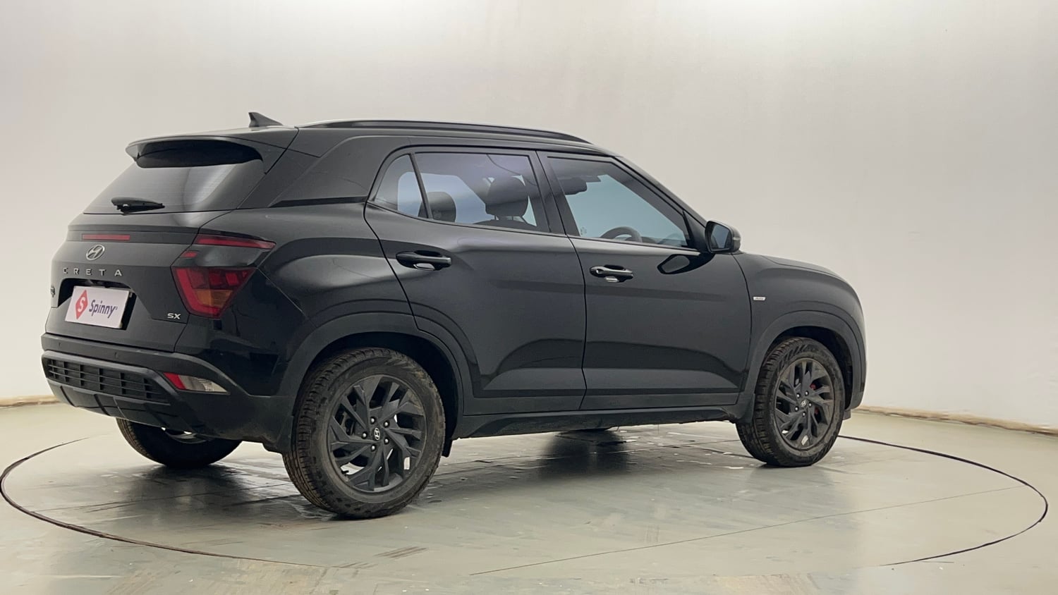 Used 2023 Hyundai Creta SX (O) 1.5 Diesel Automatic knight Diesel Automatic exterior RIGHT REAR CORNER VIEW