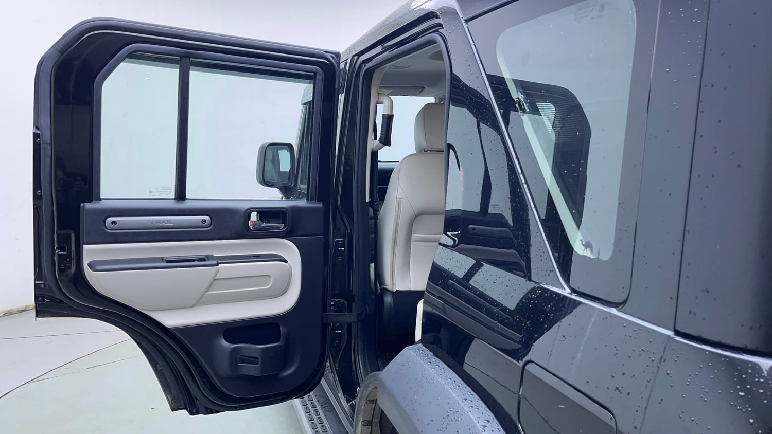 Used 2026 Mahindra Thar Roxx MX5 Petrol AT 2WD Petrol Automatic interior LEFT REAR DOOR OPEN VIEW