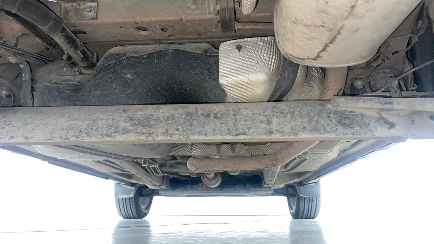 Used 2015 Ford EcoSport Titanium 1.5 Ti-VCT AT Petrol Automatic extra REAR UNDERBODY VIEW (TAKEN FROM REAR)