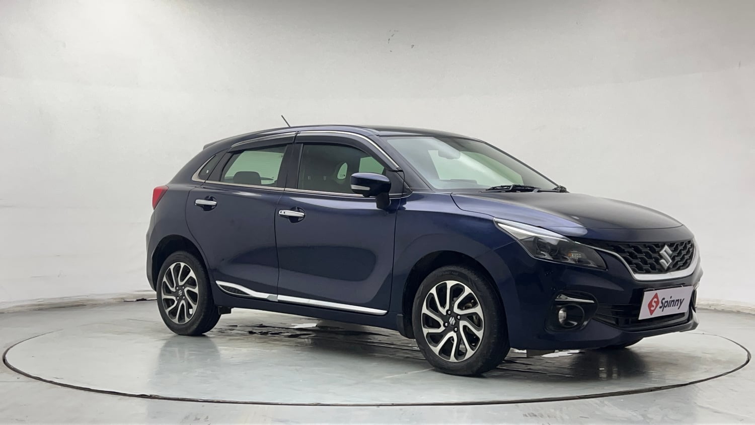 Used 2022 Maruti Suzuki Baleno Alpha AGS Petrol Automatic exterior RIGHT FRONT CORNER VIEW