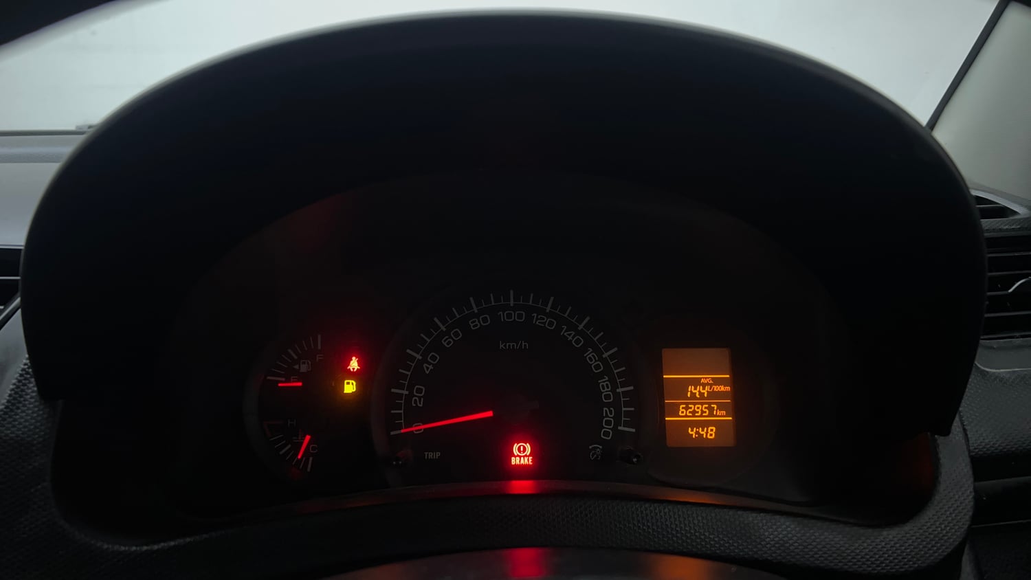 Used 2014 Maruti Suzuki Swift LXi Petrol Manual interior CLUSTERMETER VIEW