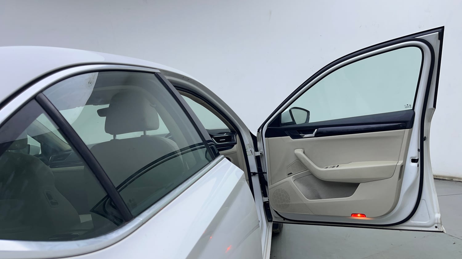 Used 2020 Skoda Superb L&K TSI AT Petrol Automatic interior RIGHT FRONT DOOR OPEN VIEW