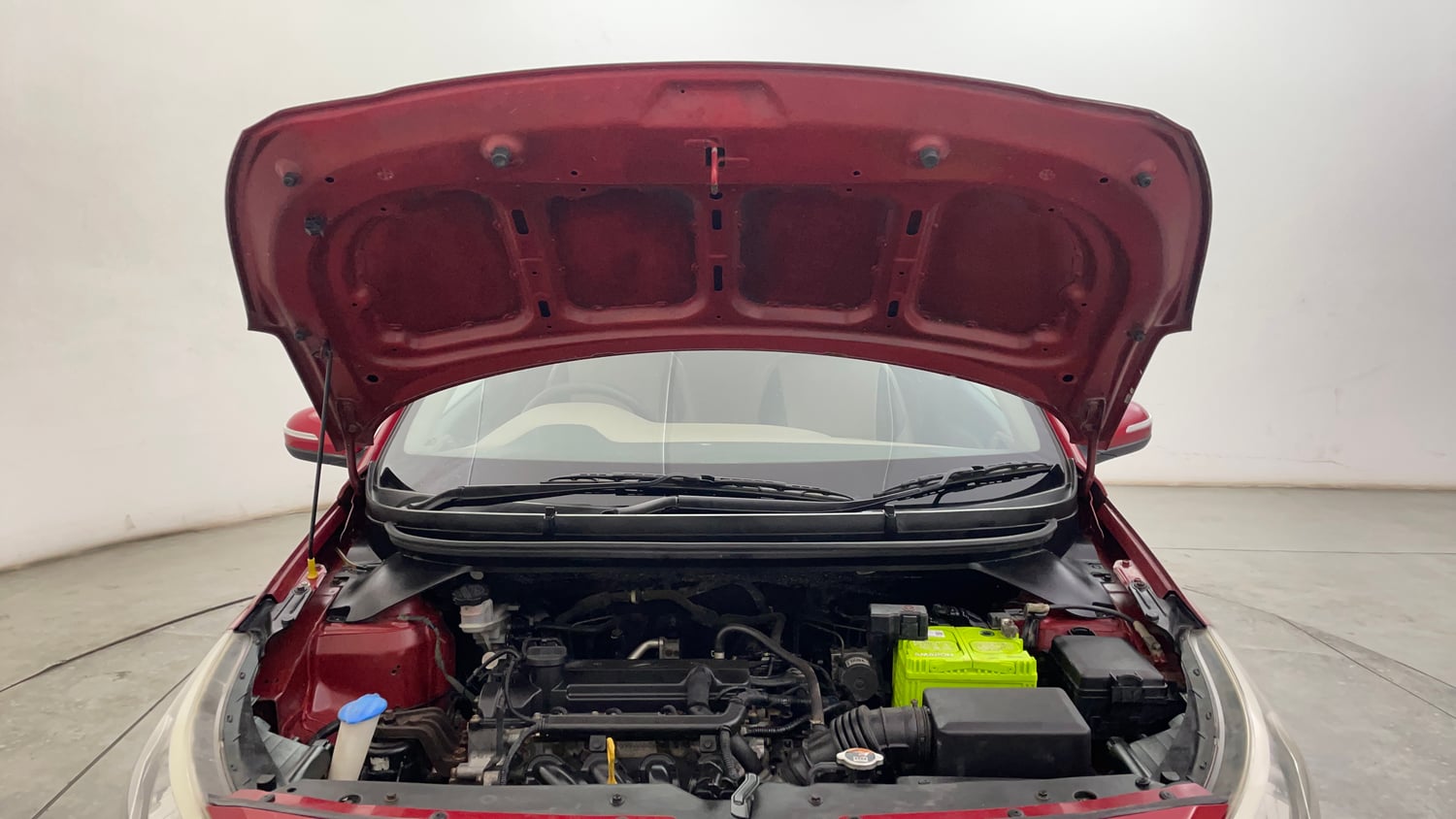 Used 2016 Hyundai Elite i20 Sportz 1.2 Petrol Manual engine ENGINE & BONNET OPEN FRONT VIEW