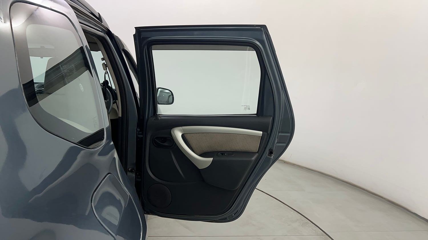 Used 2013 Renault Duster RxL Petrol Petrol Manual interior RIGHT REAR DOOR OPEN VIEW