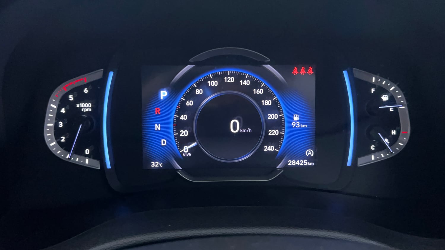 Used 2023 Hyundai Creta SX (O) 1.5 Diesel Automatic knight Diesel Automatic interior CLUSTERMETER VIEW