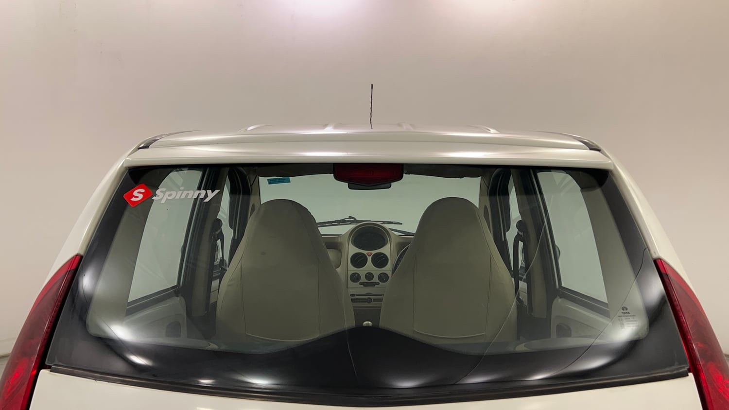 Used 2015 Tata Nano Twist XT Petrol Manual exterior BACK WINDSHIELD VIEW