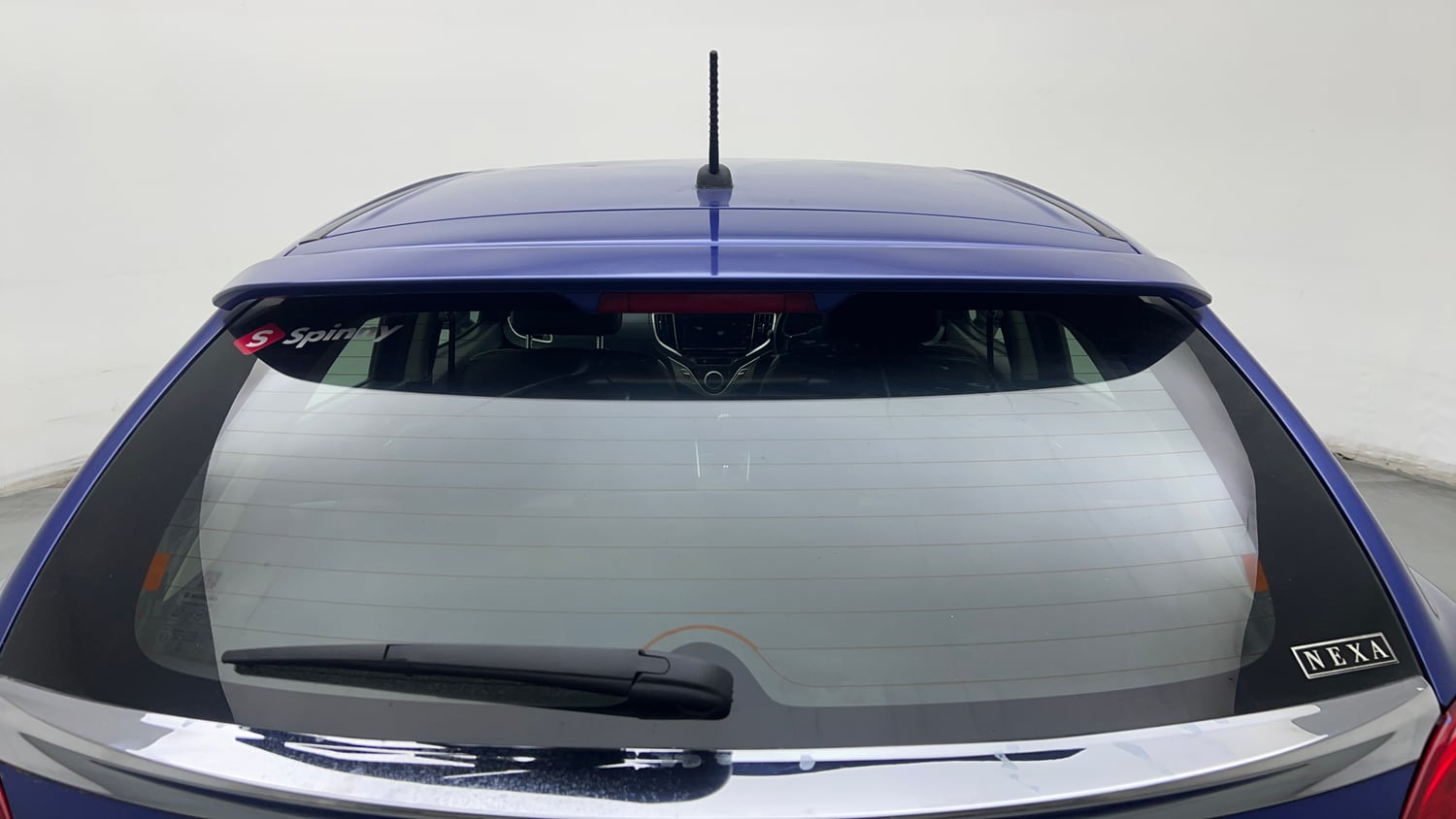 Used 2017 Maruti Suzuki Baleno Alpha 1.2 Petrol Manual exterior BACK WINDSHIELD VIEW