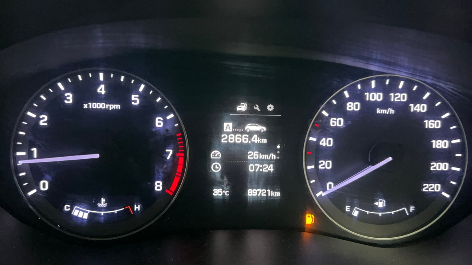 Used 2015 Hyundai Elite i20 Asta 1.2 Petrol Manual interior CLUSTERMETER VIEW