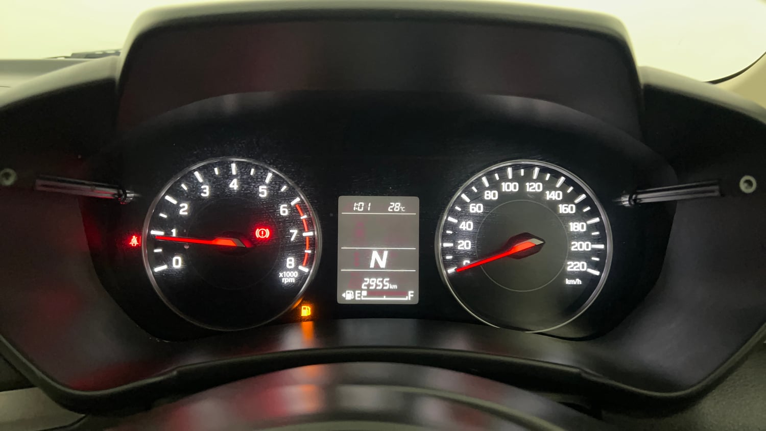 Used 2026 Maruti Suzuki Dzire VXi AMT Petrol Automatic interior CLUSTERMETER VIEW