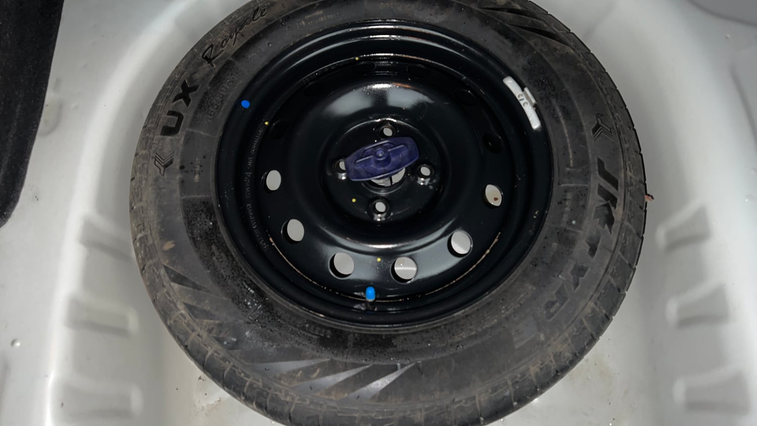 Used 2022 Maruti Suzuki Dzire VXi AGS Petrol Automatic tyres SPARE TYRE VIEW