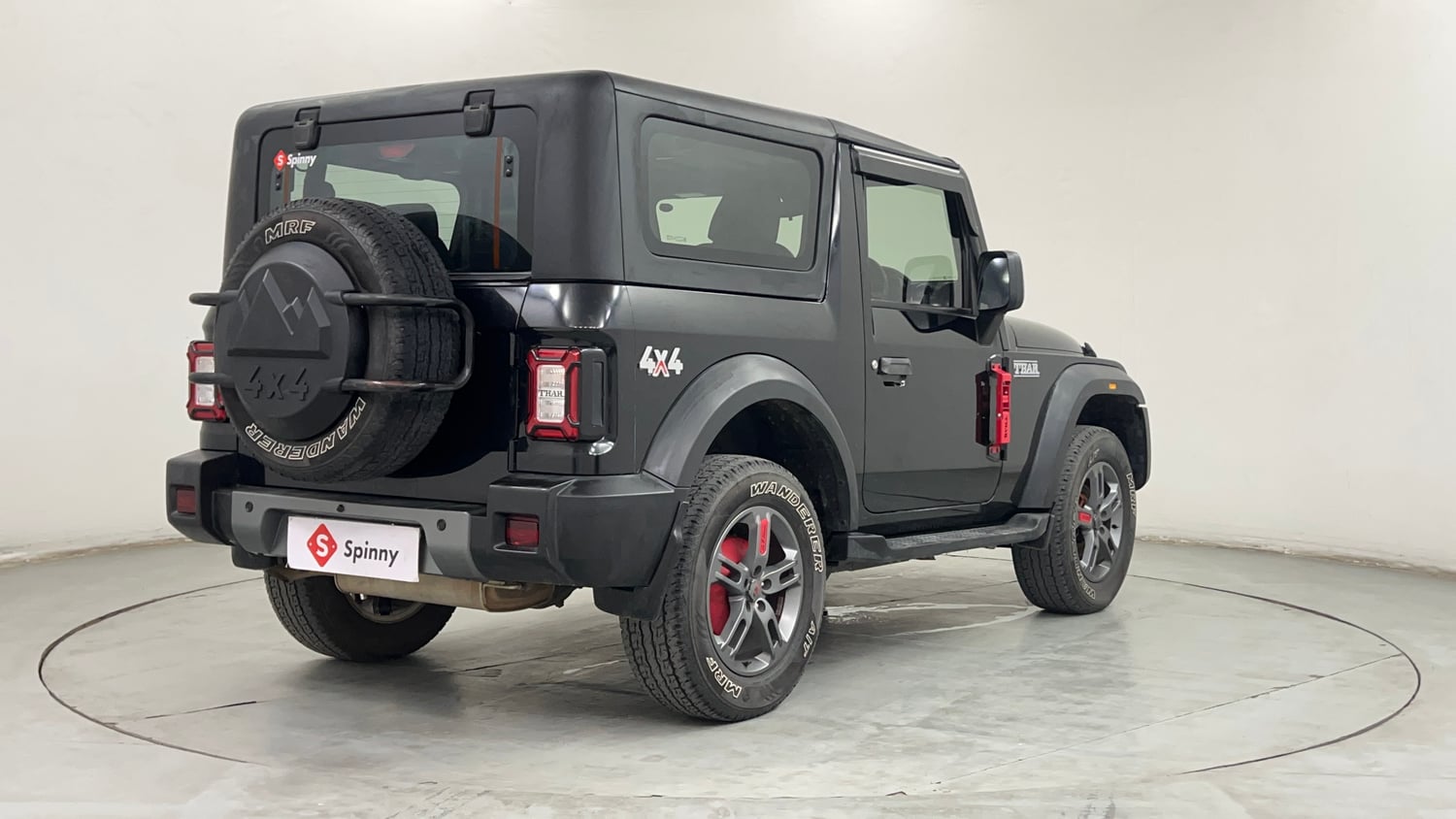 Used 2022 mahindra Thar LX Hard Top Petrol MT 4WD Petrol Manual exterior RIGHT REAR CORNER VIEW