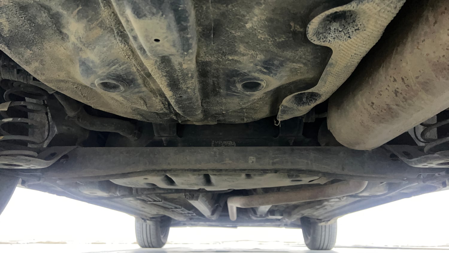 Used 2021 Kia Sonet HTX 1.5 Diesel Manual extra REAR UNDERBODY VIEW (TAKEN FROM REAR)